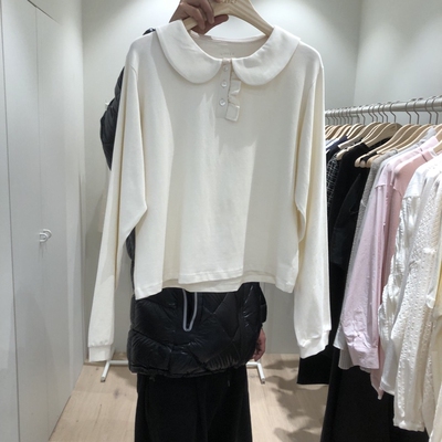 LIFFEY东大门直邮㊣女装新品真品时尚休闲推荐人气卫衣荷叶边