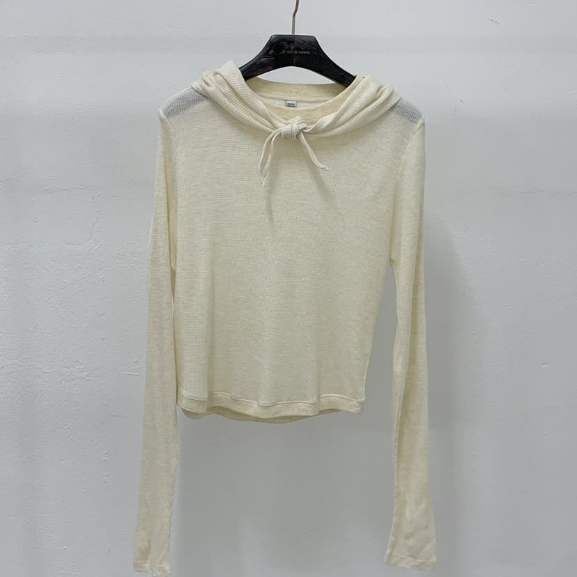 BEFORE SUNRISE韩国直邮㊣女装新款人气热卖长袖T恤华夫格