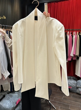 HERISH-HAUTE㊣东大门代购女装新品热卖人气真品衬衫含围巾