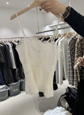 CONNAUGHT/DAILYJUD㊣韩国东大门直邮女士新品休闲吊带背心蕾