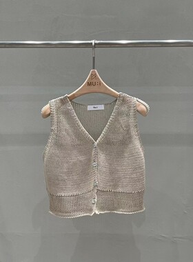 THE MUI㊣东大门代购女士新品真品休闲人气热卖时尚马甲开襟