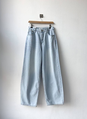 STYLE LAB韩国代购㊣女装新品推荐25秋冬时尚休闲热卖牛仔裤