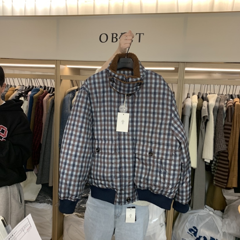 love us u/OBJET东大门㊣实拍女士新款短款羽绒服填充鹅绒