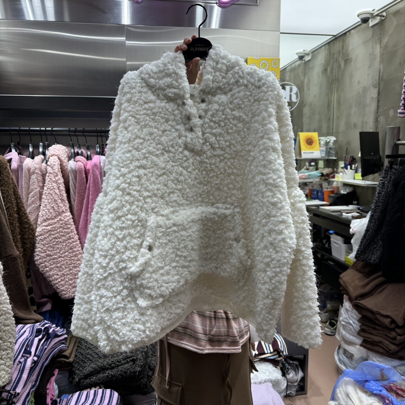 RUNWAY韩国直邮㊣女装新品休闲热卖时尚25秋冬真品夹克抓绒