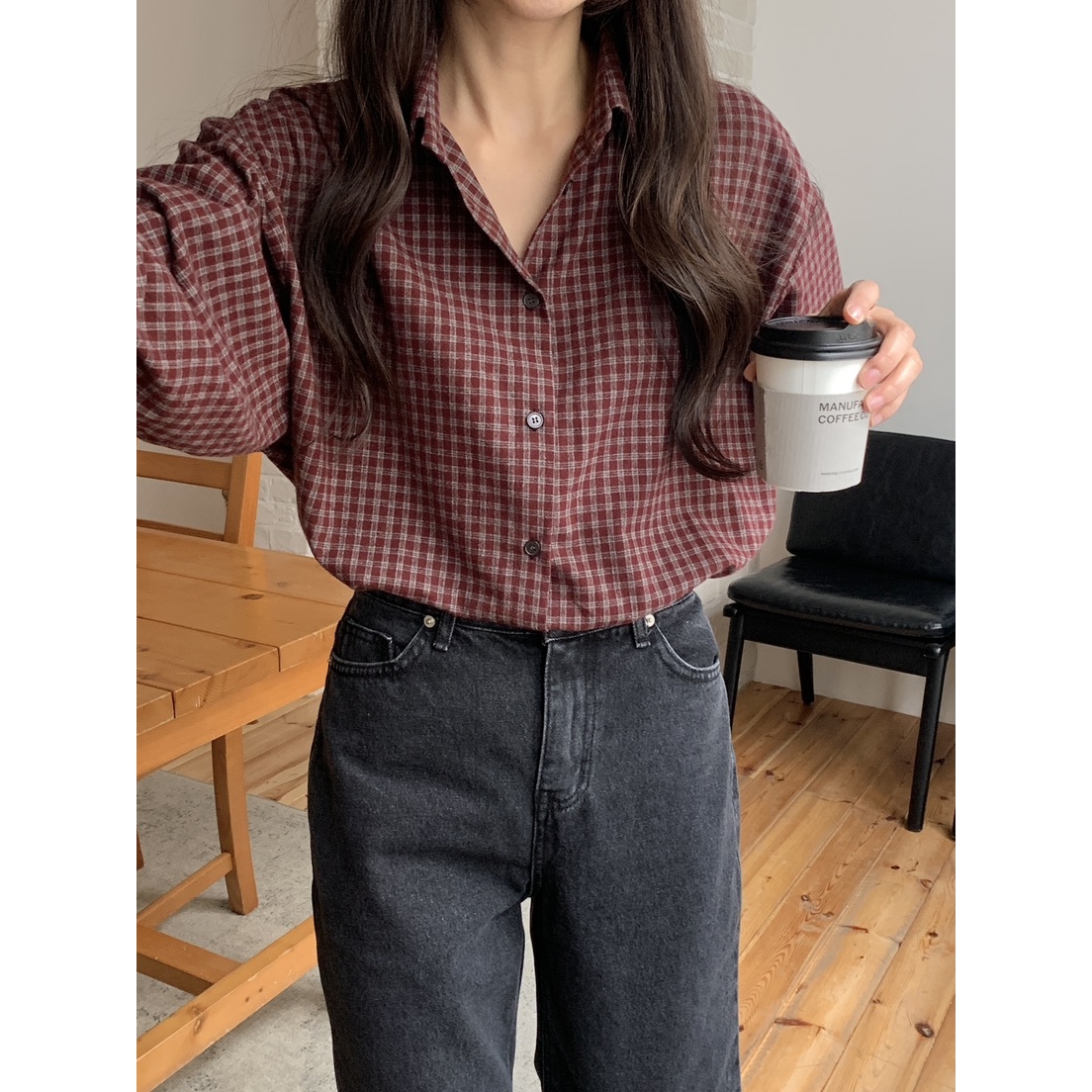 WOOD东大门㊣代购女装新品时尚真品推荐人气热卖25秋冬衬衫