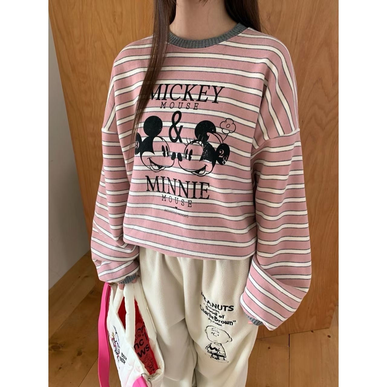 RAMIJ-T韩国直邮㊣女士新款真品25秋冬时尚人气推荐热卖卫衣