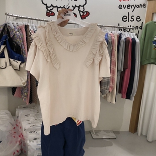 VENTI韩国直邮㊣女士新款热卖推荐真品26春夏人气休闲时尚T恤