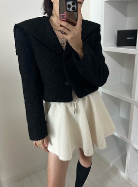 SOUIT by mabel-L韩国代购㊣女装新品休闲人气热卖夹克羊毛