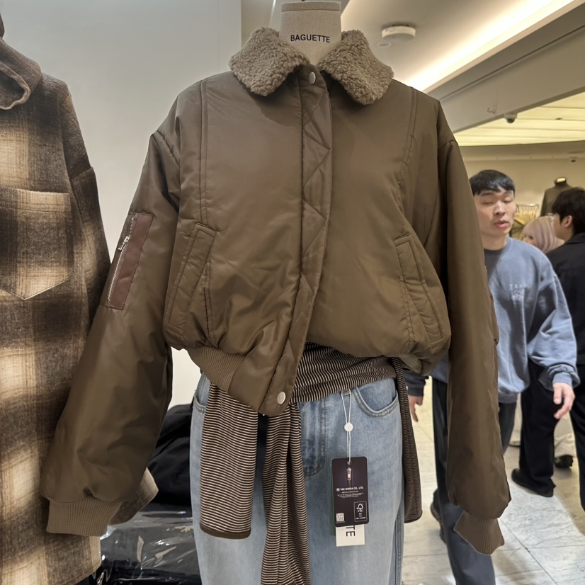 BAGUETTE-P韩国直邮㊣女士新品人气时尚热卖真品25秋冬短款棉服