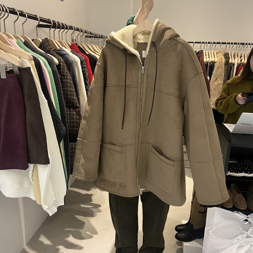 PLATE东大门㊣实拍女士新款推荐休闲真品25秋冬热卖短款大衣