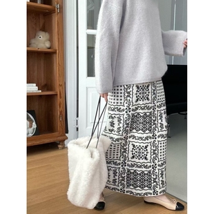 ot东大门㊣代购 时尚 女士新品 热卖 25秋冬长裙双层 人气推荐 KIND