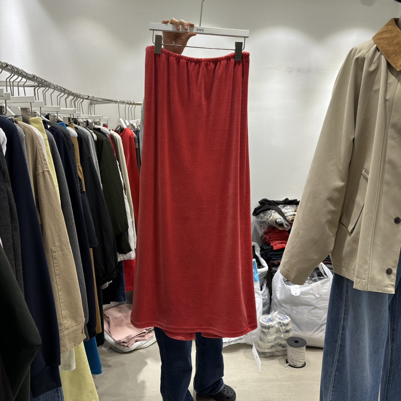 inni韩国直邮㊣女装新款推荐休闲真品人气时尚25秋冬热卖长裙