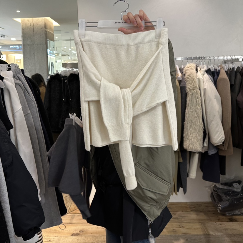 CREAMVILLA韩国代购㊣女装新品时尚推荐热卖25秋冬真品短裙