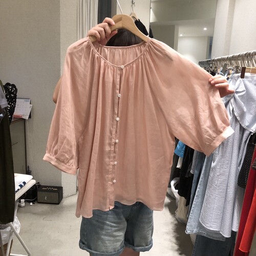SSENIQUE/SSEMIENNE㊣东大门实拍女士新款时尚26春夏热卖衬衫