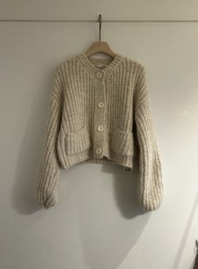 NOTICE韩国直邮㊣女装新款热卖时尚人气休闲毛衣短款针织开衫