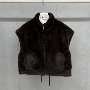 HELDER韩国直邮㊣女士新品人气休闲热卖马甲里外穿双面鹅绒