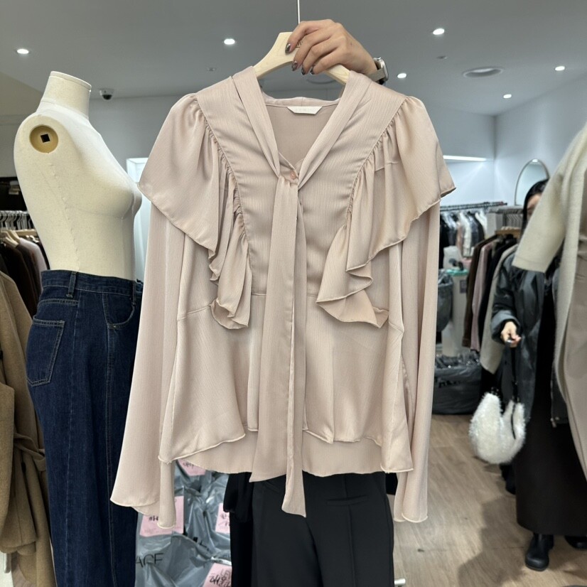 LEWIN东大门㊣实拍女士新款人气时尚推荐休闲热卖真品25秋冬衬衫