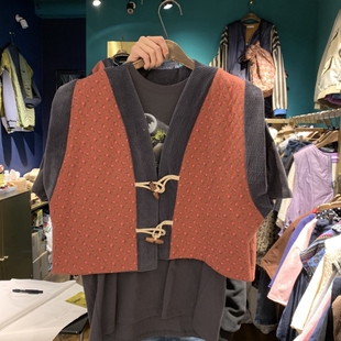 MERCI LINDA韩国直邮㊣女装新品推荐马甲不含内搭花朵夹棉