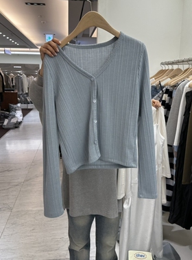 CHAV㊣东大门代购女装新款热卖时尚真品26春夏长袖T恤不含内搭