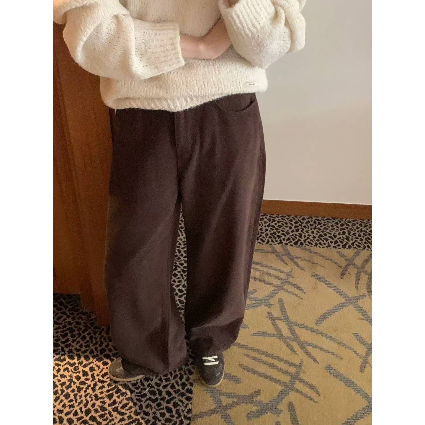 SATURDAY韩国直邮㊣女士新品时尚25秋冬人气真品休闲牛仔裤,运动服/休闲服装,运动牛仔裤,淘宝优惠券,粉丝福利购,淘宝优惠卷