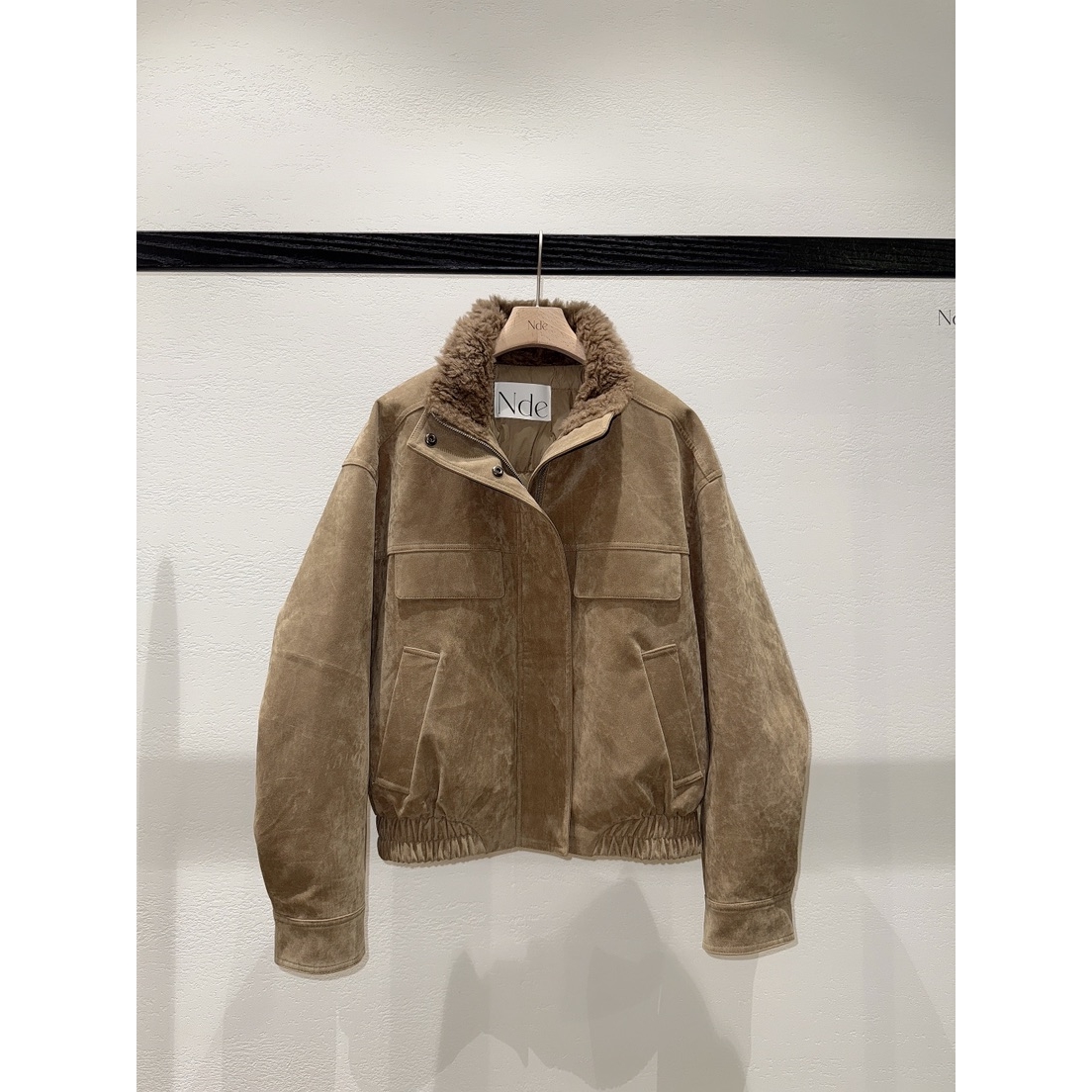 NDE韩国代购㊣女装新款25秋冬休闲人气推荐热卖真品时尚夹克