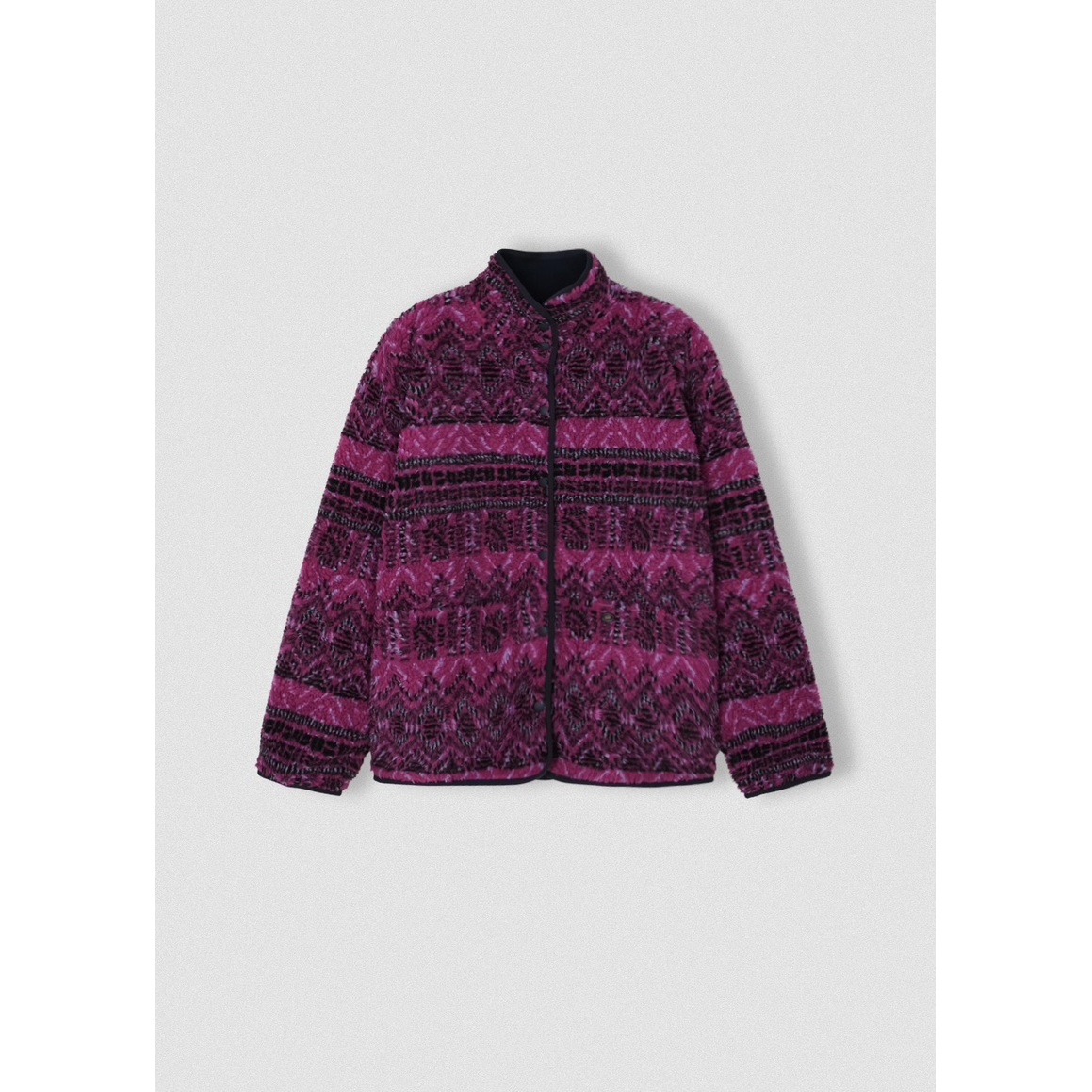 A:FLAN EDITION东大门㊣直邮女装新品热卖夹克双面抓绒两面穿拉