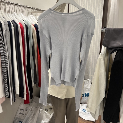 UNDERSTANDING韩国直邮㊣女装新品26春夏人气推荐针织衫透明