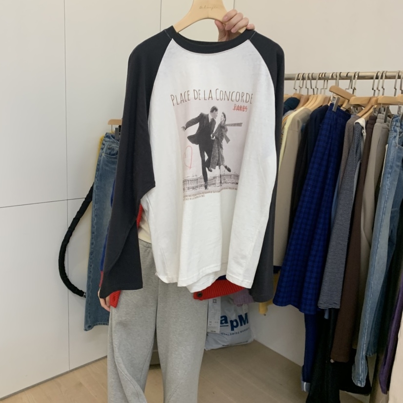 DOHWAJI东大门㊣代购女士新款时尚真品休闲热卖推荐长袖T恤