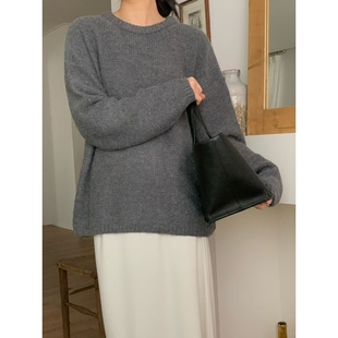 新品 25秋冬针织衫 真品热卖 时尚 羊驼 人气推荐 LURE韩国直邮㊣女装