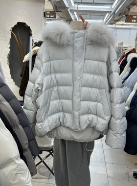 SIMPLE PARK/WMSTORY东大门㊣直邮女士新品休闲短款羽绒服狐狸