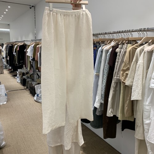 SELF SERVICE东大门直邮㊣女士新品休闲时尚真品休闲裤褶皱