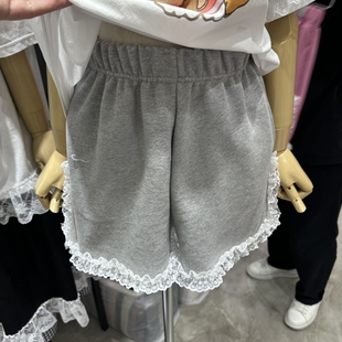 EVE韩国东大门代购㊣女装新品26春夏休闲时尚推荐短裤荷叶边