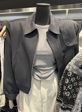 EL BOSQUE东大门㊣实拍女士新款25秋冬休闲人气热卖时尚夹克