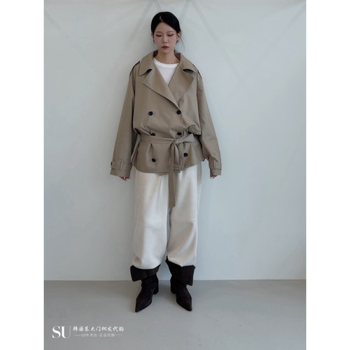 ELIA STUDIO韩国直邮㊣女装26秋季新款人气时尚夹克含腰带