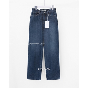 PROJECTSALT韩国代购㊣女士新品25秋冬推荐时尚休闲人气牛仔裤