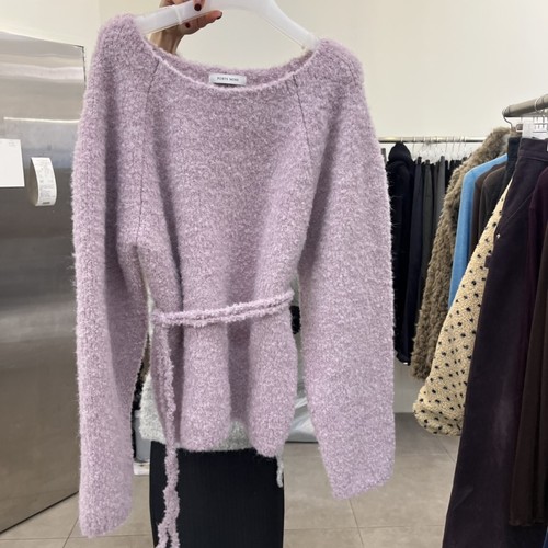 PORTS MOSS东大门㊣代购女士新品热卖25秋冬时尚毛衣含腰带