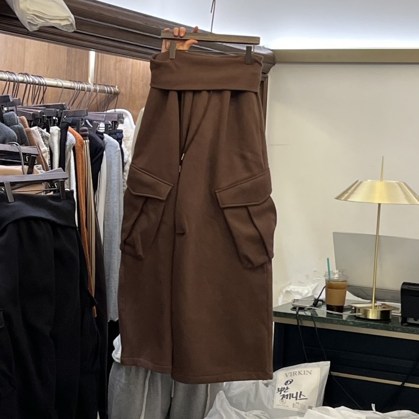 VIRKIN东大门㊣直邮女士新款休闲25秋冬推荐时尚休闲裤工装裤