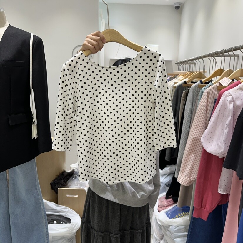 EN.U㊣东大门实拍女装新品真品热卖休闲人气时尚26春夏T恤