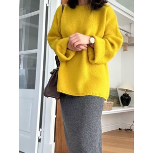 人气25秋冬针织衫 KIND 热卖 新款 羊毛宽松 ot东大门㊣直邮女装