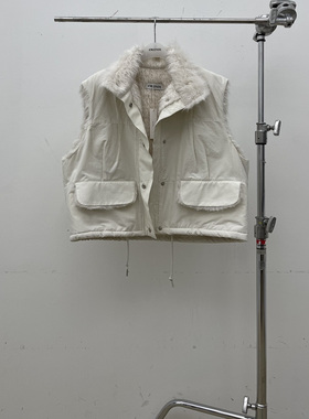 ATMOSPHERE/BLING东大门㊣直邮女装新品人气休闲马甲工装羊毛