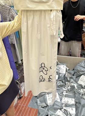 EEE㊣韩国东大门直邮女士新款人气时尚26春夏休闲长裙大号S