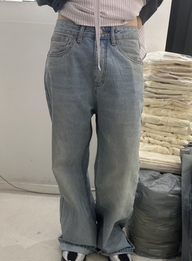 CONNAUGHT/DAILYJUD韩国代购㊣女士新品热卖26春夏牛仔裤喇叭