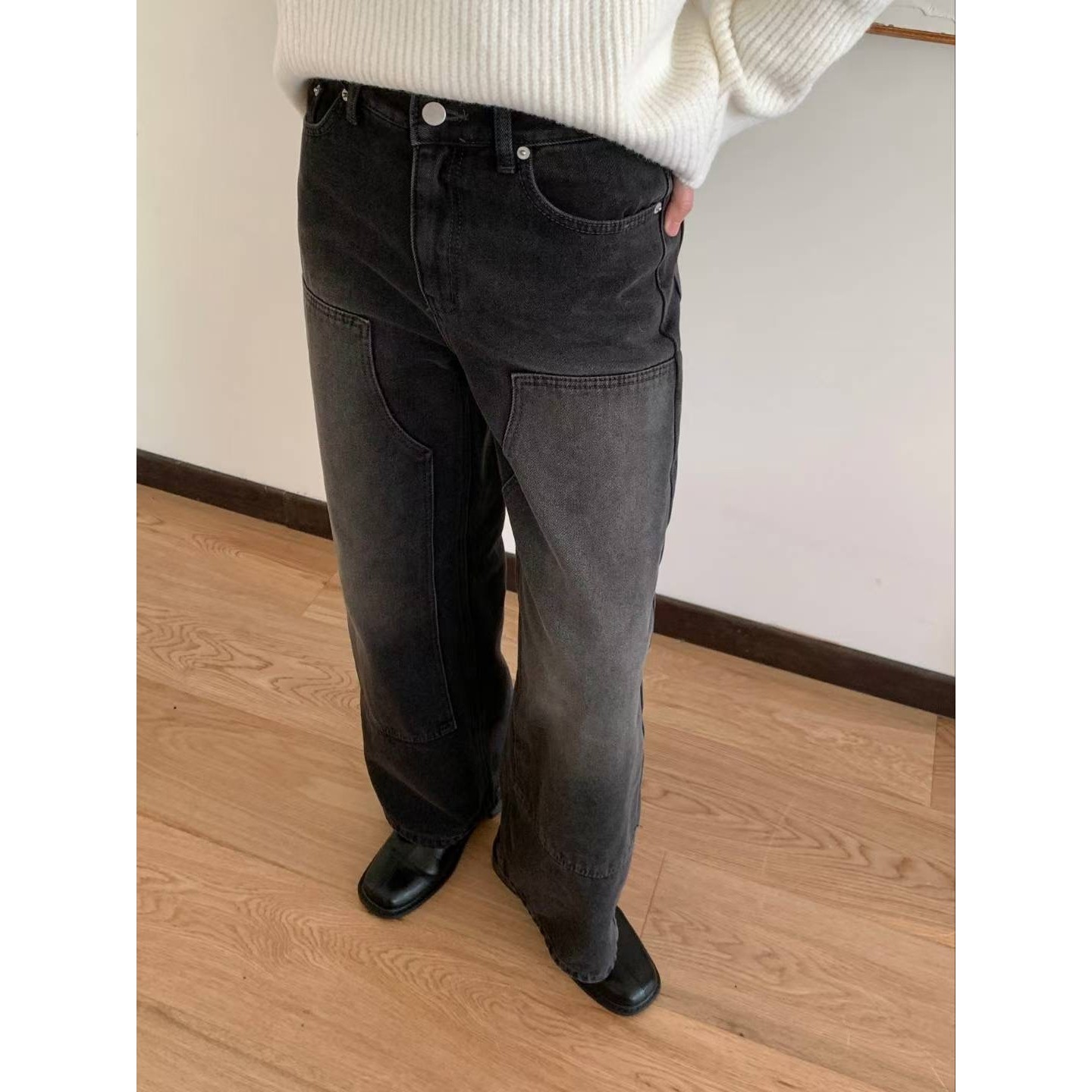 like core/COREBLUE东大门㊣实拍女士新品时尚休闲牛仔裤