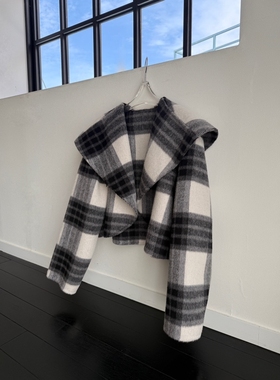 LAVIEU东大门㊣实拍女装新品25秋冬推荐热卖人气短款大衣手工