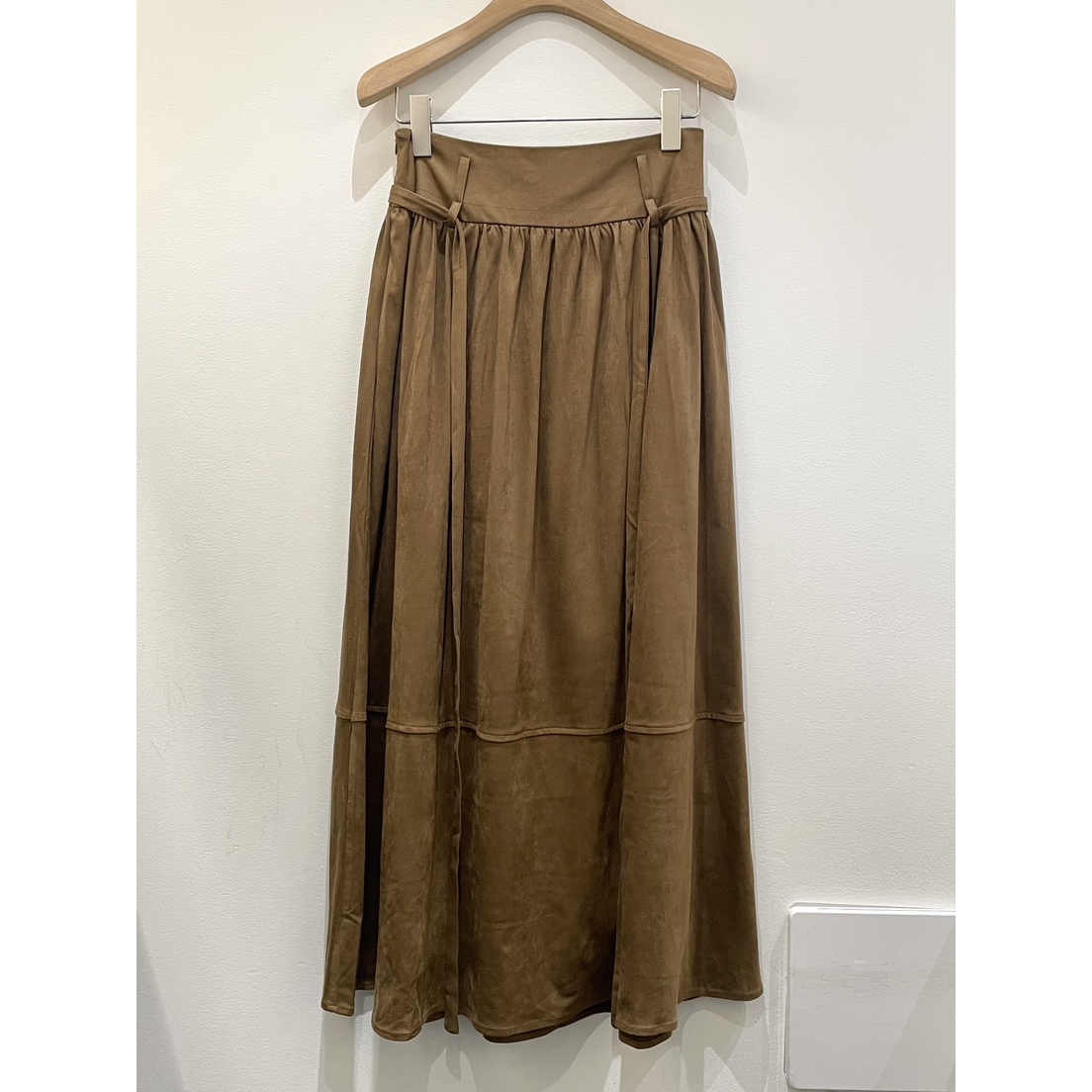 OBSESS/EARLY BIRD东大门㊣代购女士新款休闲25秋冬长裙绒面革