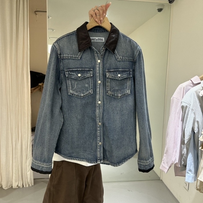 VAULT东大门㊣直邮女士新品真品时尚25秋冬推荐休闲热卖衬衫