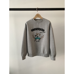 UNDERSON韩国代购㊣女装新品时尚人气推荐25秋冬卫衣泰迪熊