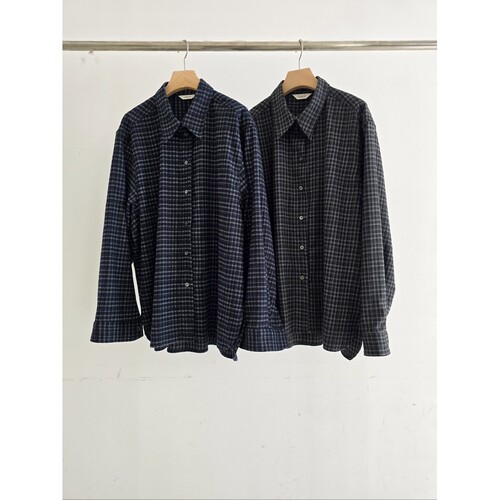 J_SHOP㊣东大门代购女士26秋季新品真品休闲人气热卖衬衫格子