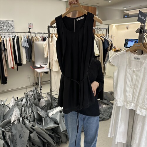 MER/ANGELO BIANCO韩国直邮㊣女装新款热卖吊带背心含腰绳