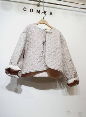 COMES-ot东大门㊣代购女士新款推荐真品休闲热卖夹克羊毛衫